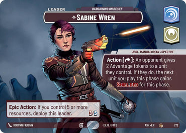 Sabine Wren - Bargaining on Belief (Showcase) (Ashes of the Empire)(ASH-772)(C)