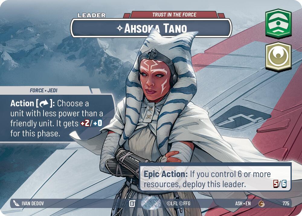 Ahsoka Tano - Trust in the Force (Showcase) - Foil (Ashes of the Empire)(ASH-775)(C)
