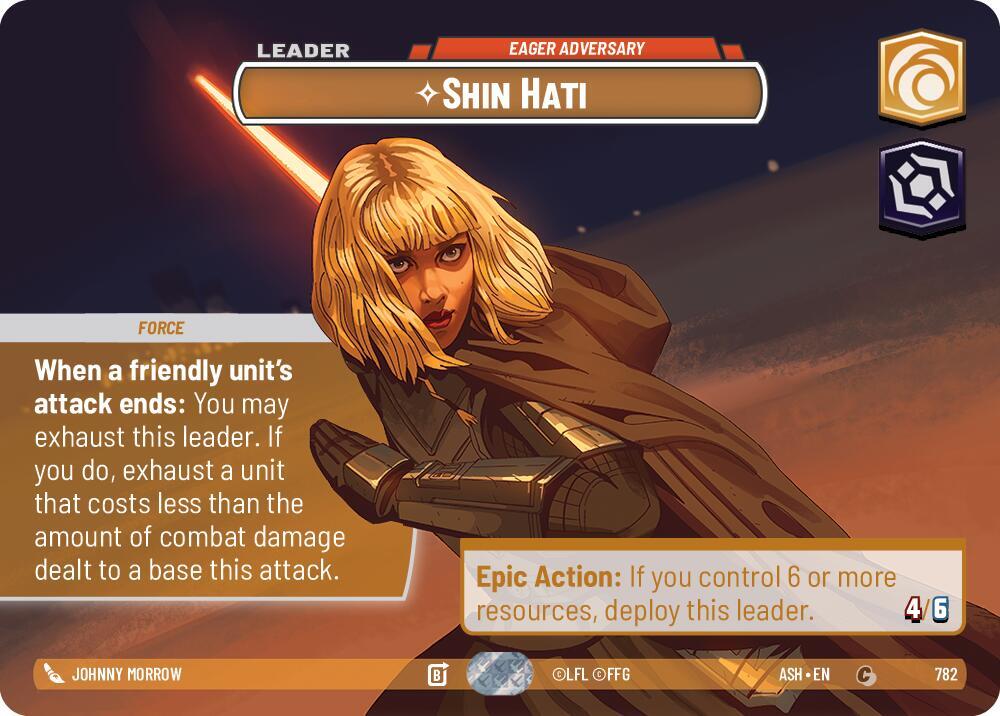 Shin Hati - Eager Adversary (Showcase) (Ashes of the Empire)(ASH-782)(C)