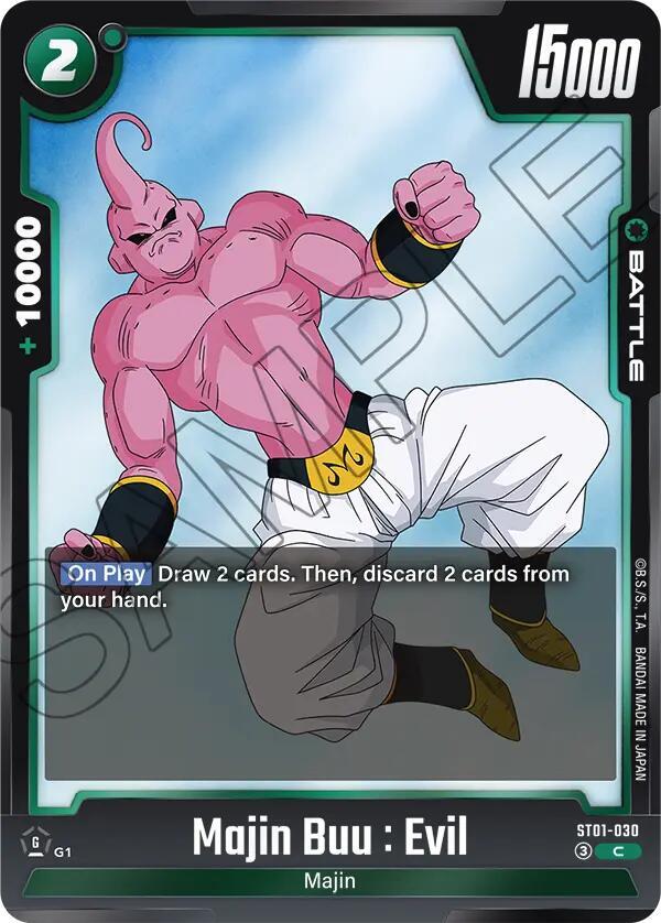 Majin Buu : Evil [030] [Foil] (ST01-030)(C)