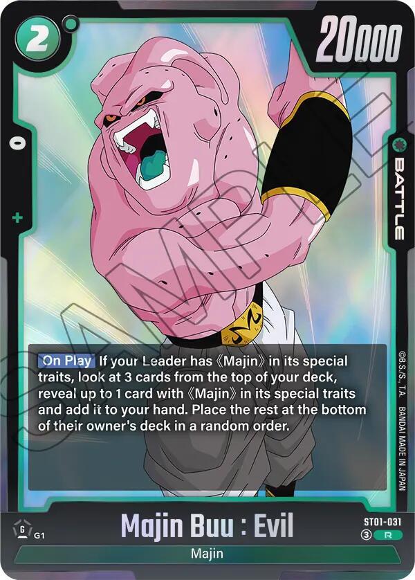 Majin Buu : Evil [031] [Foil] (ST01-031)(R)