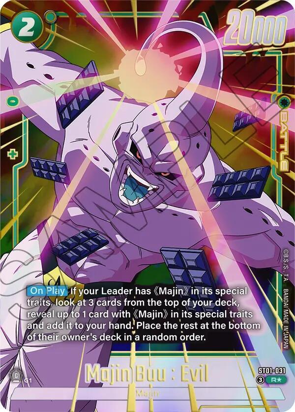 Majin Buu : Evil [031] [Alternate Art] [Foil] (ST01-031)(R)