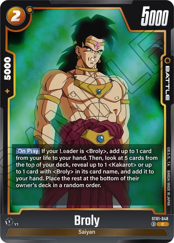 Broly [048] [Foil] (ST01-048)(C)
