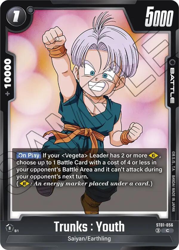 Trunks : Youth [056] [Foil] (ST01-056)(C)