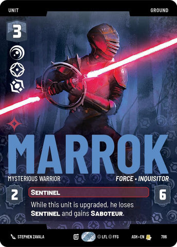 Marrok - Mysterious Warrior (Prestige) (Ashes of the Empire)(ASH-786)(R)