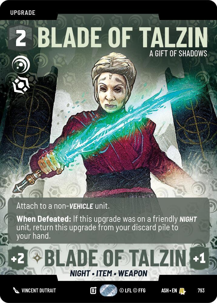 Blade of Talzin - A Gift of Shadows (Prestige) (Ashes of the Empire)(ASH-793)(R)