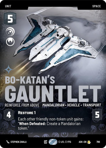 Bo-Katan's Gauntlet - Reinforce from Above (Prestige) (Ashes of the Empire)(ASH-796)(R)