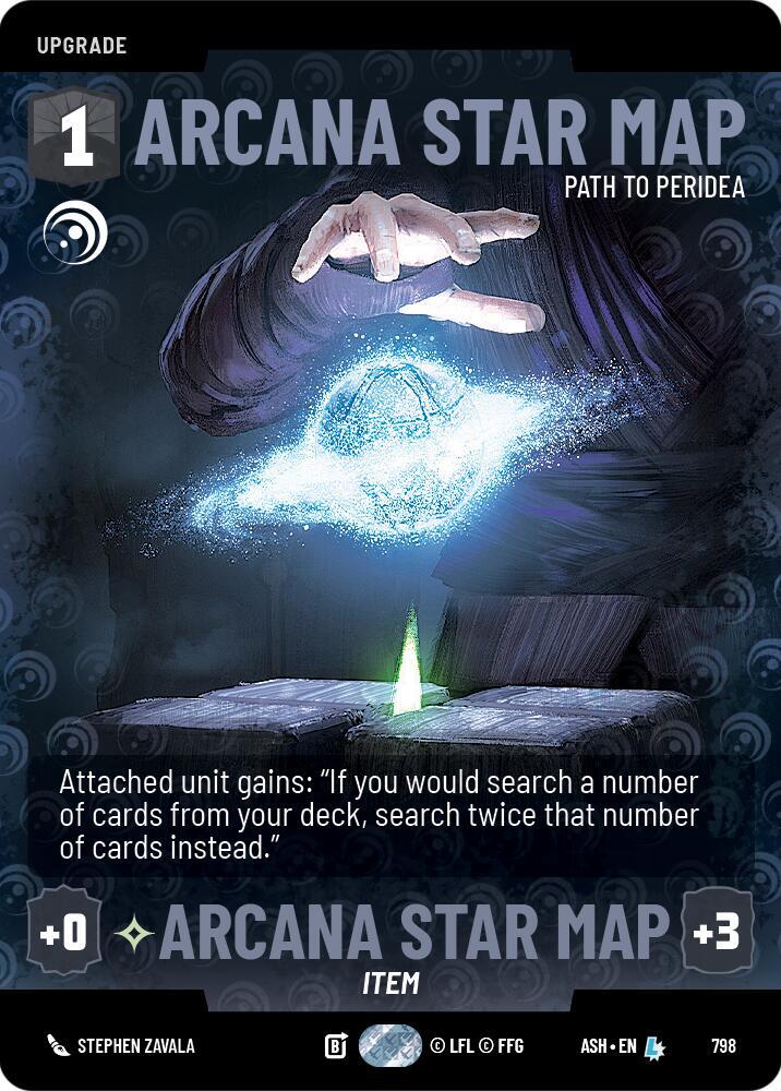 Arcana Star Map - Path to Peridea (Prestige) (Ashes of the Empire)(ASH-798)(L)