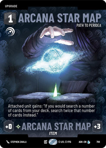 Arcana Star Map - Path to Peridea (Prestige) (Ashes of the Empire)(ASH-798)(L)