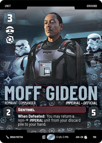 Moff Gideon - Remnant Commander (Prestige) (Ashes of the Empire)(ASH-799)(U)
