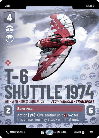 T-6 Shuttle 1974 - With a Mentor's Dedication (Prestige) (Ashes of the Empire)(ASH-800)(U)
