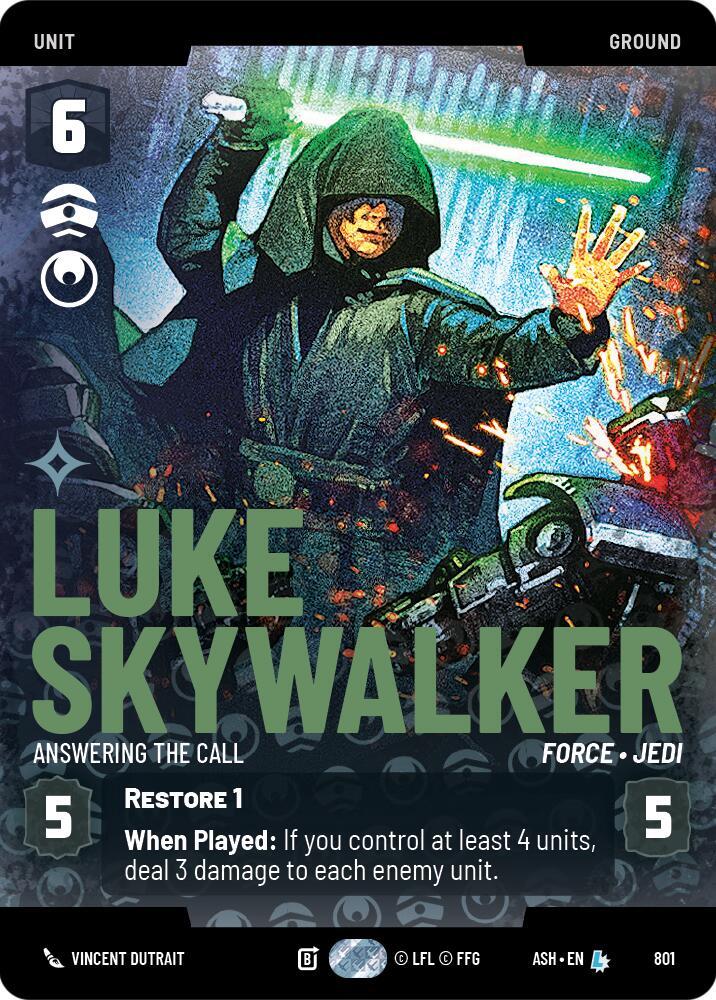 Luke Skywalker - Answering the Call (Prestige) (Ashes of the Empire)(ASH-801)(L)