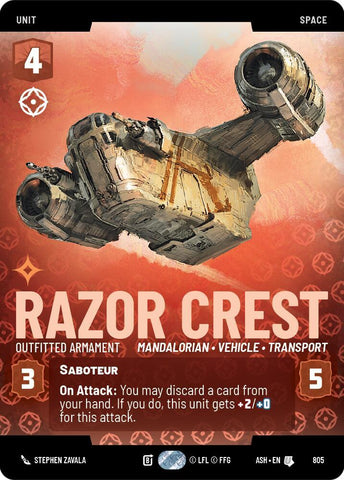 Razor Crest - Outfitted Armament (Prestige) (Ashes of the Empire)(ASH-805)(U)