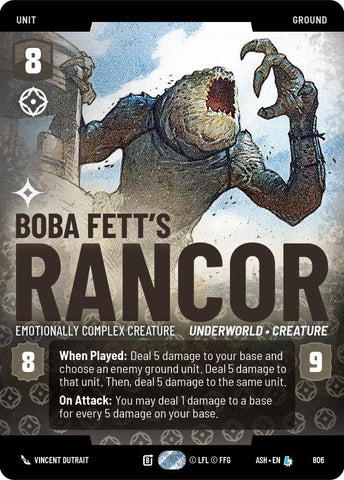 Boba Fett's Rancor - Emotionally Complex Creature (Prestige) (Ashes of the Empire)(ASH-806)(L)