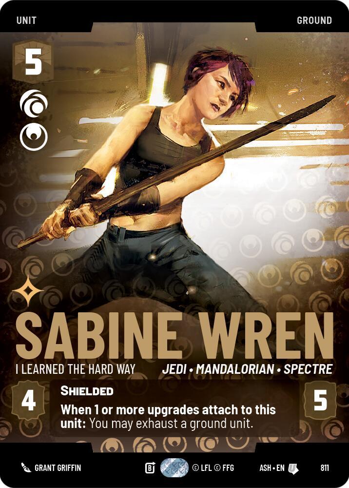 Sabine Wren - I Learned the Hard Way (Prestige) (Ashes of the Empire)(ASH-811)(U)