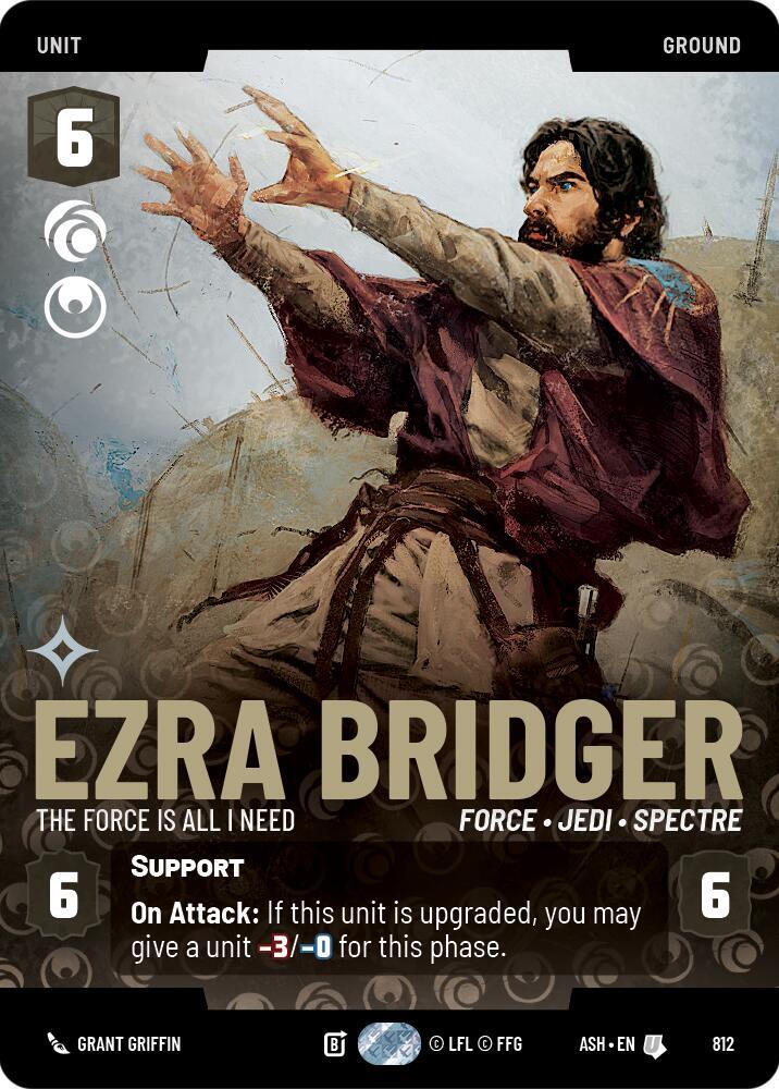 Ezra Bridger - The Force is All I Need (Prestige) (Ashes of the Empire)(ASH-812)(U)