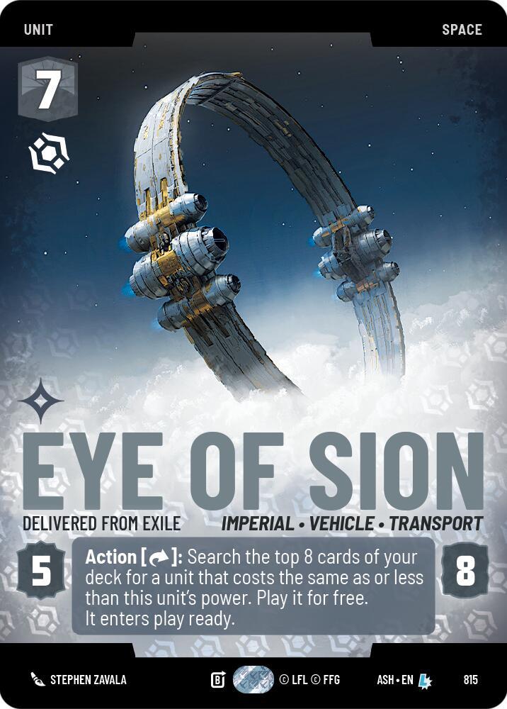 Eye of Sion - Delivered from Exile (Prestige) (Ashes of the Empire)(ASH-815)(L)