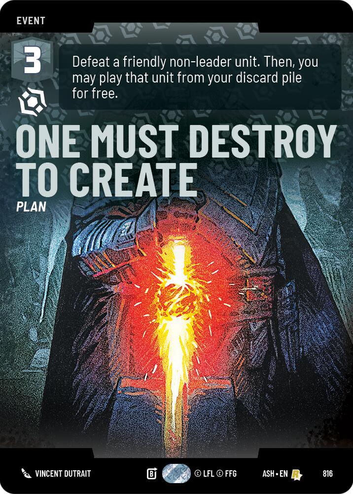One Must Destroy to Create (Prestige) (Ashes of the Empire)(ASH-816)(R)