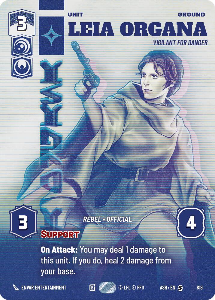 Leia Organa - Vigilant for Danger (Prestige) (Ashes of the Empire)(ASH-819)(S)
