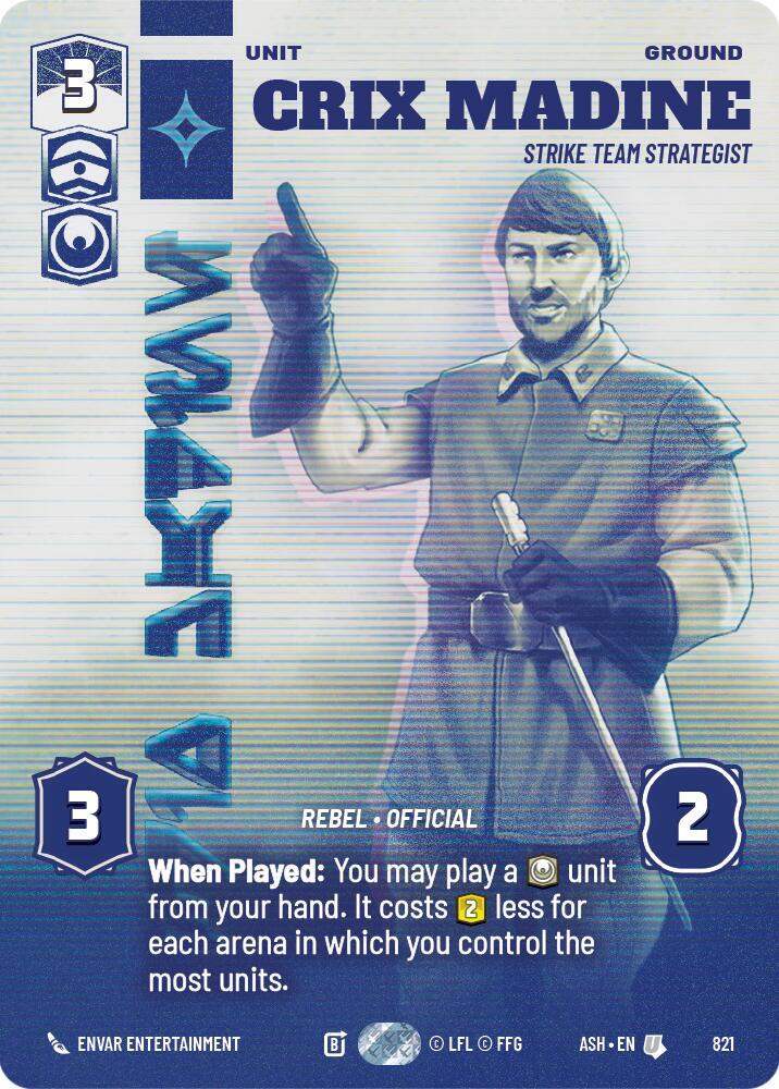 Crix Madine - Strike Team Strategist (Prestige) (Ashes of the Empire)(ASH-821)(U)