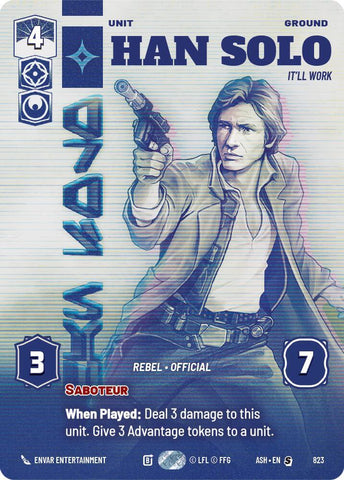 Han Solo - It'll Work (Prestige) (Ashes of the Empire)(ASH-823)(S)