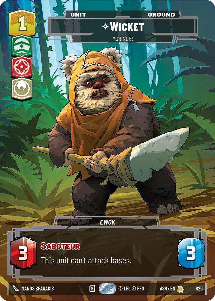 Wicket - Yub Nub! (Prestige) (Ashes of the Empire)(ASH-826)(R)