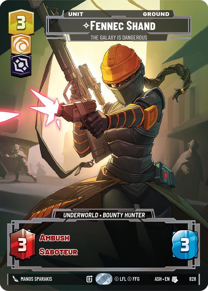 Fennec Shand - The Galaxy Is Dangerous (Prestige) (Ashes of the Empire)(ASH-828)(U)