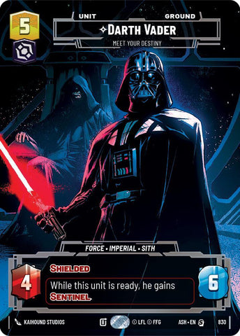 Darth Vader - Meet Your Destiny (Prestige) (Ashes of the Empire)(ASH-830)(S)