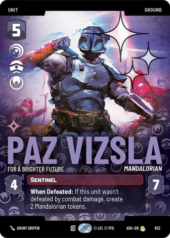 Paz Vizsla - For a Brighter Future (Prestige Foil) (Ashes of the Empire)(ASH-832)(R)