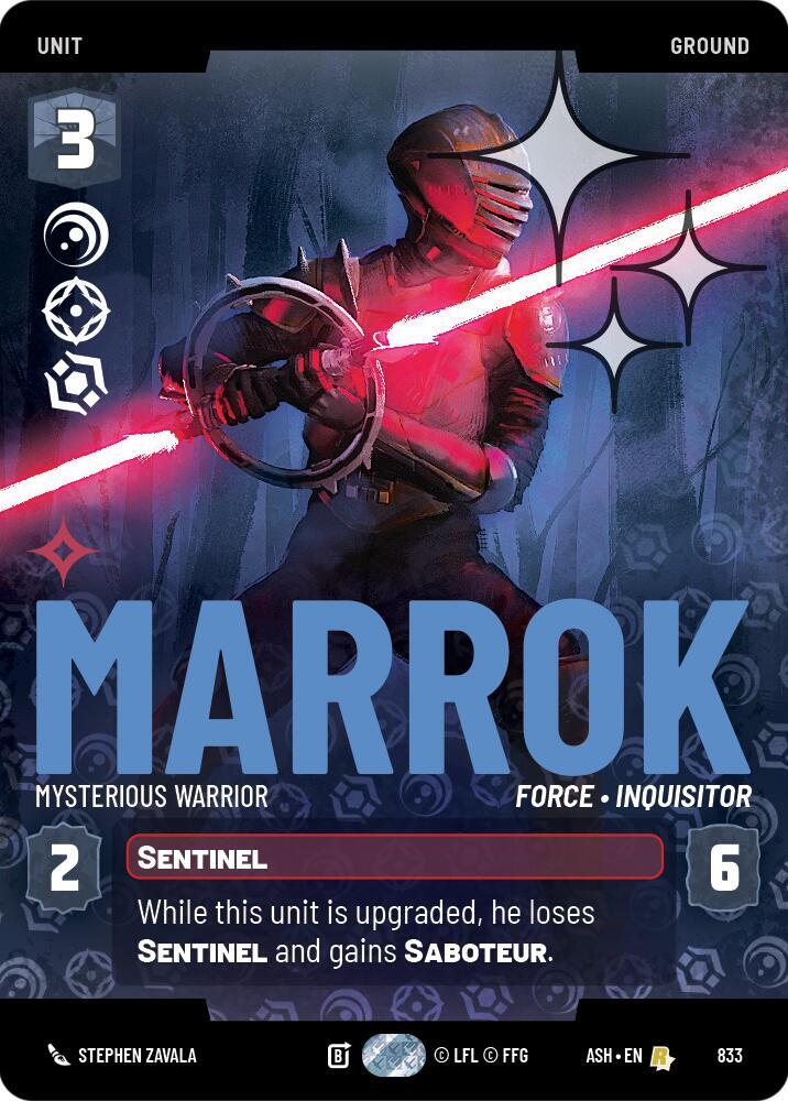 Marrok - Mysterious Warrior (Prestige Foil) (Ashes of the Empire)(ASH-833)(R)