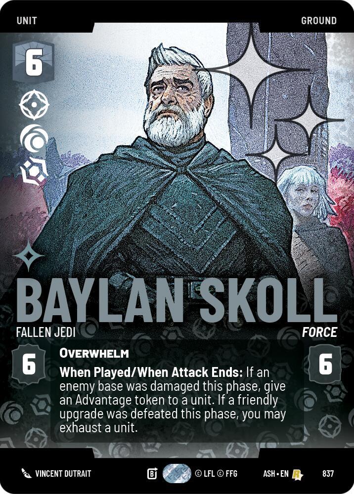 Baylan Skoll - Fallen Jedi (Prestige Foil) - Foil (Ashes of the Empire)(ASH-837)(R)