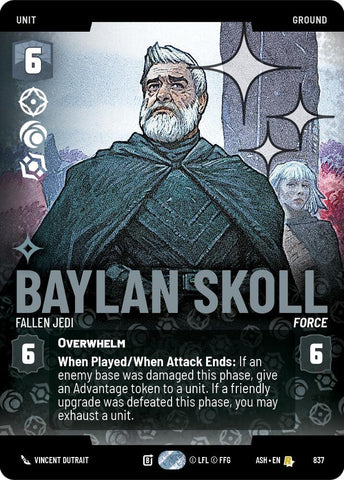 Baylan Skoll - Fallen Jedi (Prestige Foil) - Foil (Ashes of the Empire)(ASH-837)(R)