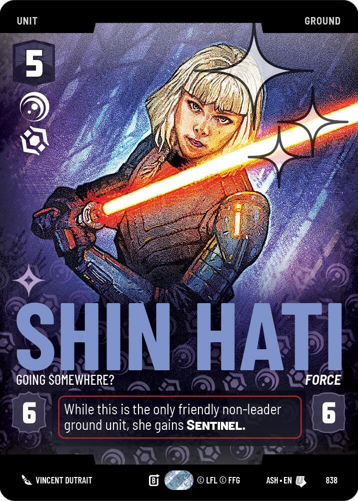 Shin Hati - Going Somewhere? (Prestige Foil) (Ashes of the Empire)(ASH-838)(U)