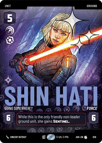 Shin Hati - Going Somewhere? (Prestige Foil) (Ashes of the Empire)(ASH-838)(U)