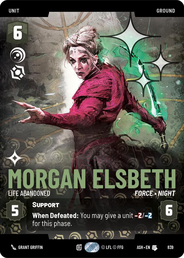 Morgan Elsbeth - Life Abandoned (Prestige Foil) - Foil (Ashes of the Empire)(ASH-839)(U)