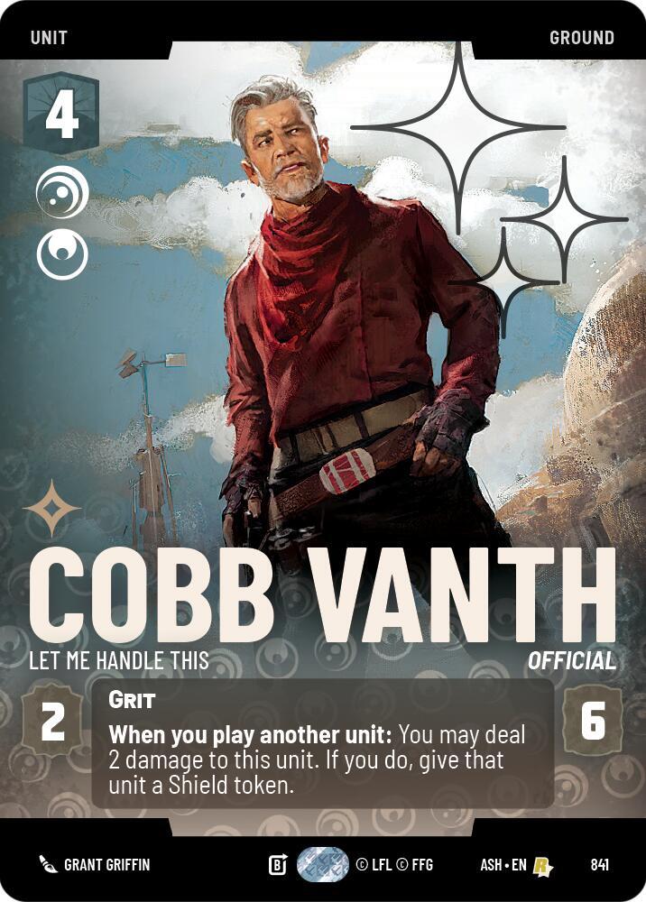 Cobb Vanth - Let Me Handle This (Prestige Foil) (Ashes of the Empire)(ASH-841)(R)