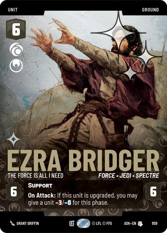 Ezra Bridger - The Force is All I Need (Prestige Foil) - Foil (Ashes of the Empire)(ASH-859)(U)