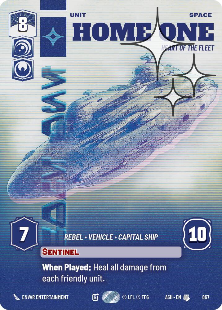 Home One - Heart of the Fleet (Prestige Foil) - Foil (Ashes of the Empire)(ASH-867)(U)