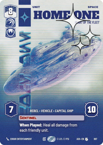 Home One - Heart of the Fleet (Prestige Foil) - Foil (Ashes of the Empire)(ASH-867)(U)