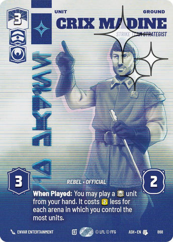 Crix Madine - Strike Team Strategist (Prestige Foil) (Ashes of the Empire)(ASH-868)(U)