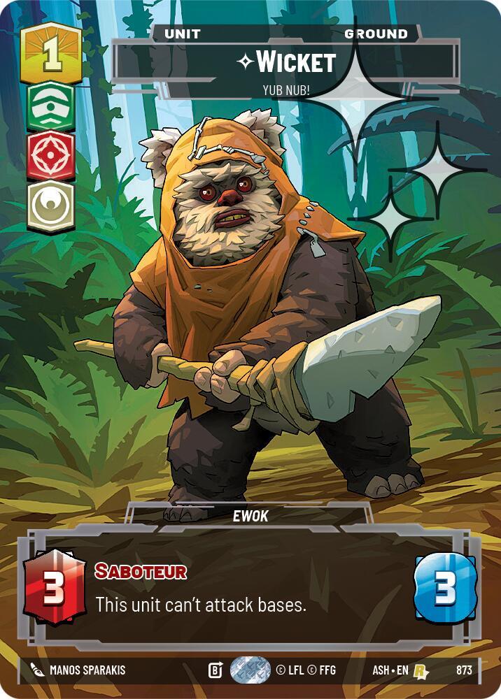 Wicket - Yub Nub! (Prestige Foil) (Ashes of the Empire)(ASH-873)(R)