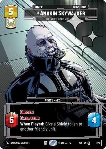 Anakin Skywalker - You Were Right About Me (Prestige Foil) (Ashes of the Empire)(ASH-878)(S)