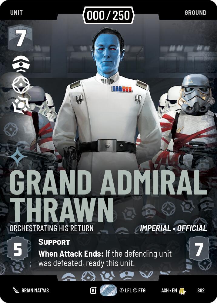 Grand Admiral Thrawn - Orchestrating His Return (Serialized) (Ashes of the Empire)(ASH-882)(R)