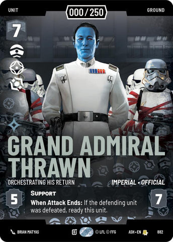 Grand Admiral Thrawn - Orchestrating His Return (Serialized) (Ashes of the Empire)(ASH-882)(R)