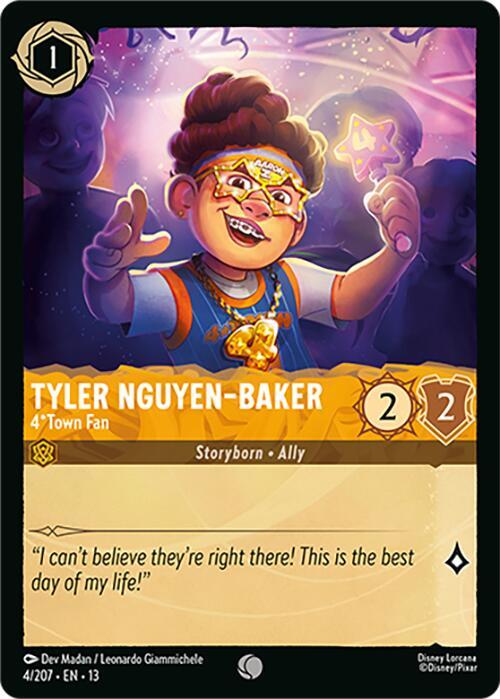 Tyler Nguyen-Baker - 4*Town Fan (Attack of the Vine!)(13-4/204)(C)