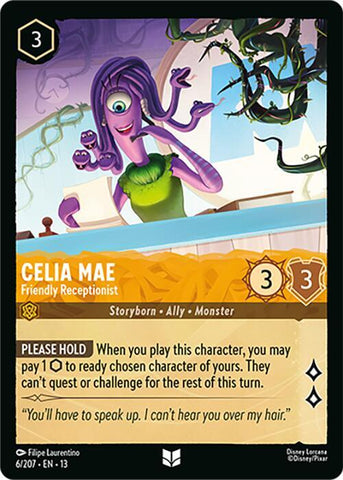 Celia Mae - Friendly Receptionist (Cold Foil) (Attack of the Vine!)(13-6/204)(UN)