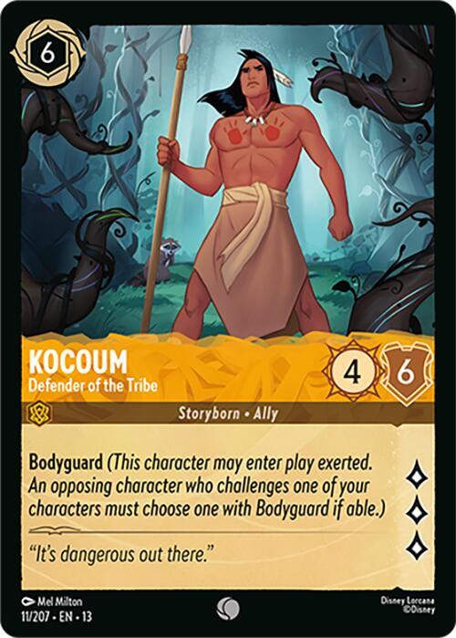 Kocoum - Defender of the Tribe (Cold Foil) (Attack of the Vine!)(13-11/204)(C)