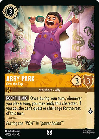 Abby Park - Over the Top (Cold Foil) (Attack of the Vine!)(13-14/204)(UN)