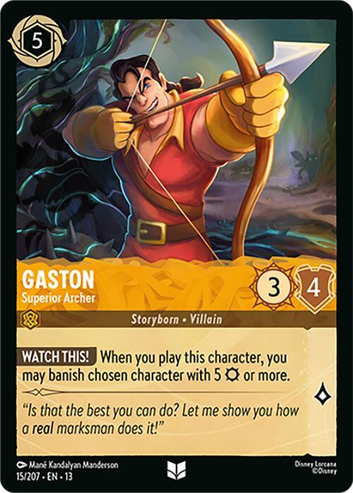 Gaston - Superior Archer (Attack of the Vine!)(13-15/204)(UN)