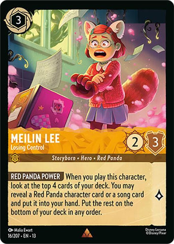 Meilin Lee - Losing Control (Cold Foil) (Attack of the Vine!)(13-16/204)(R)